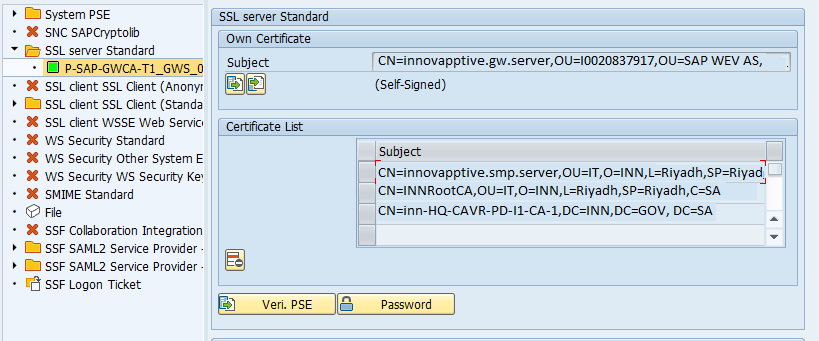 Import SMP Root CA to Gateway System
