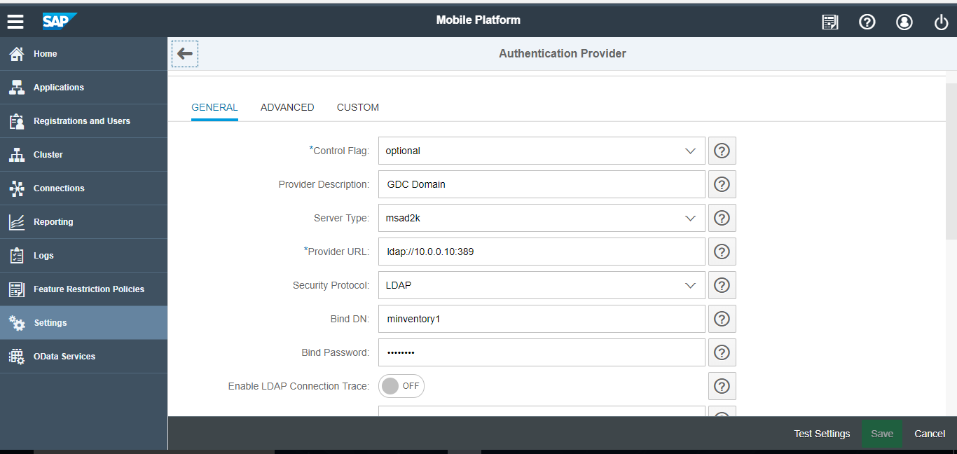 LDAP Configuurations