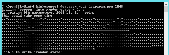 DSA Parameter Command