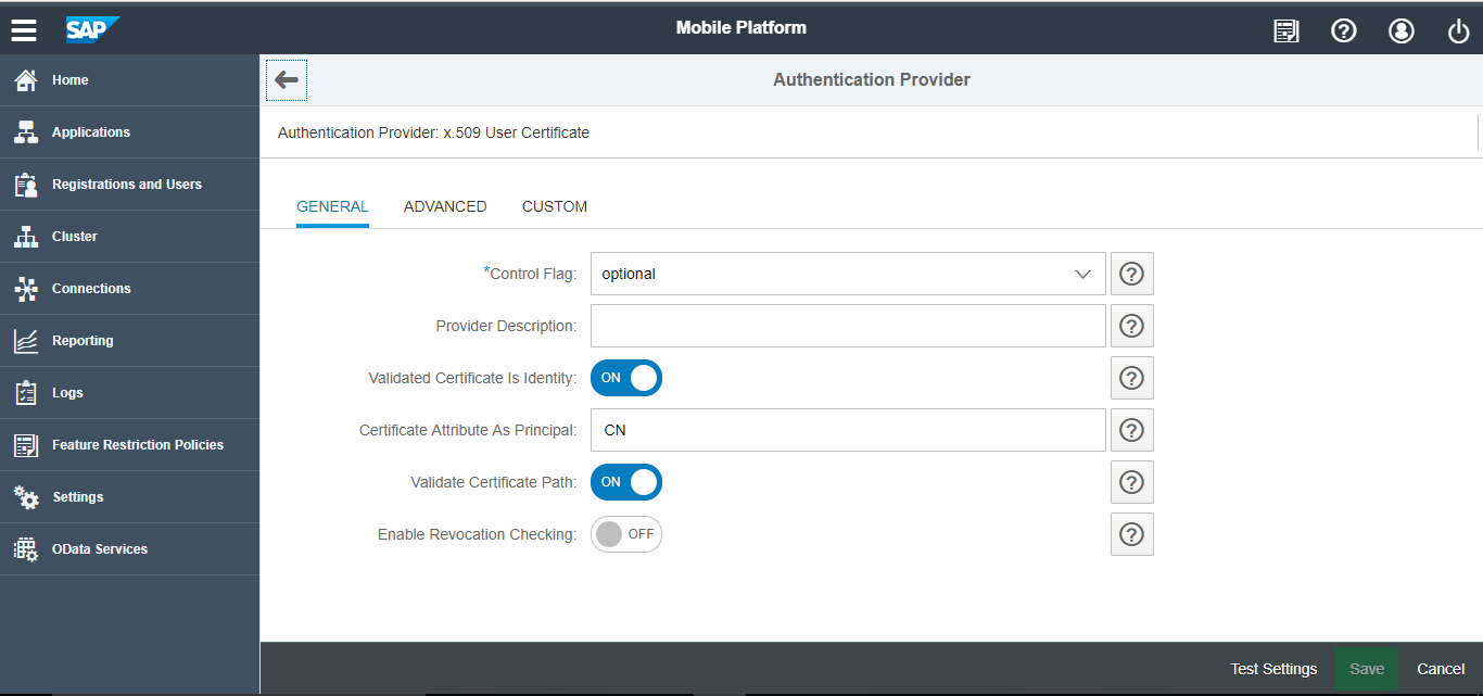 x.509 Security Profile