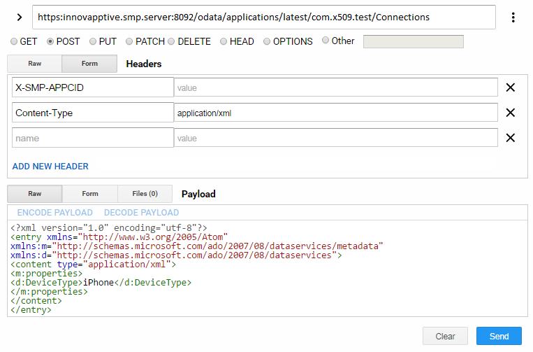 X509 test using RESTClient