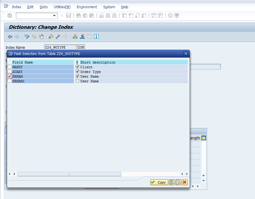 Create Secondary Index