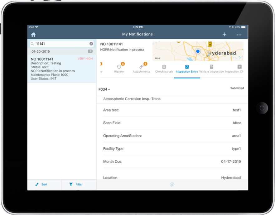 Embedded Forms Submitted Form