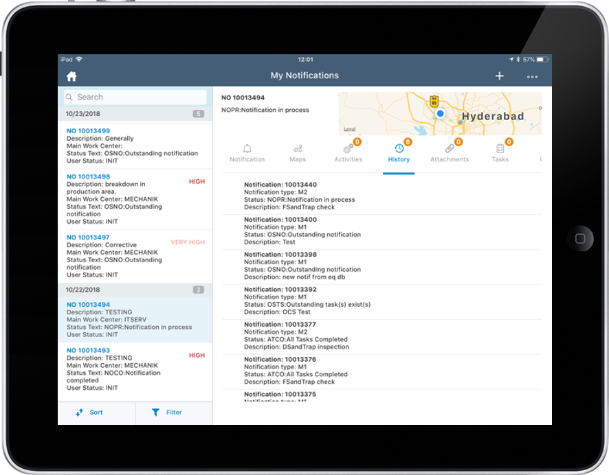 Image of Notification History