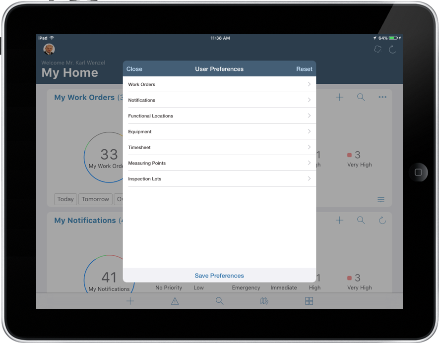 Image of User Preferences