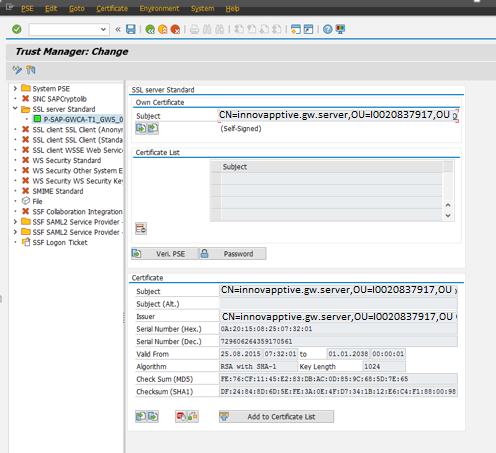 SSL server Standard