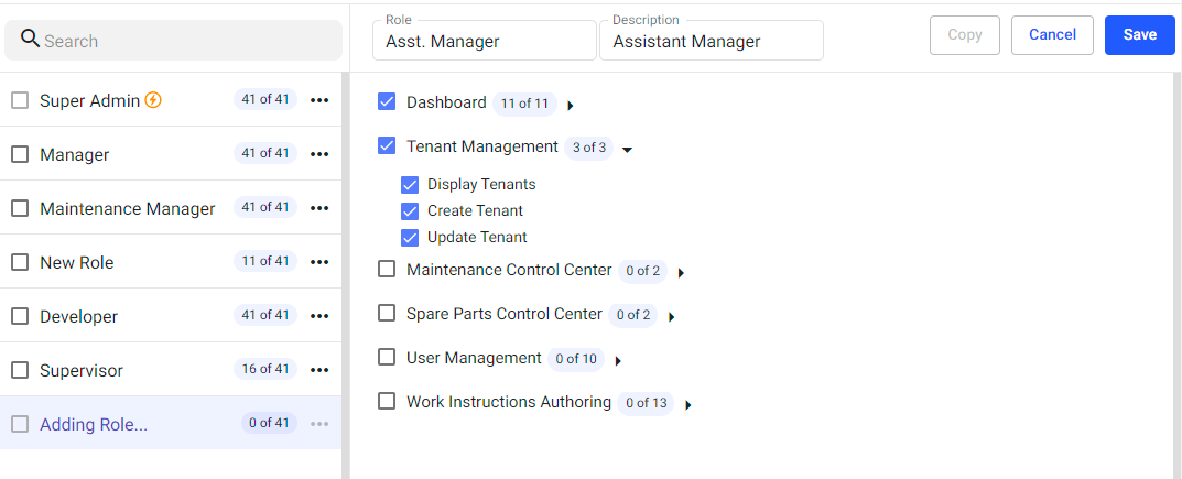 How to create Roles and Assign Permissions