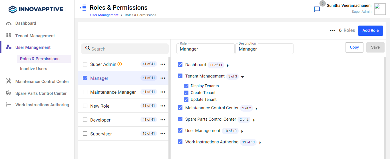 How to create Roles and Assign Permissions