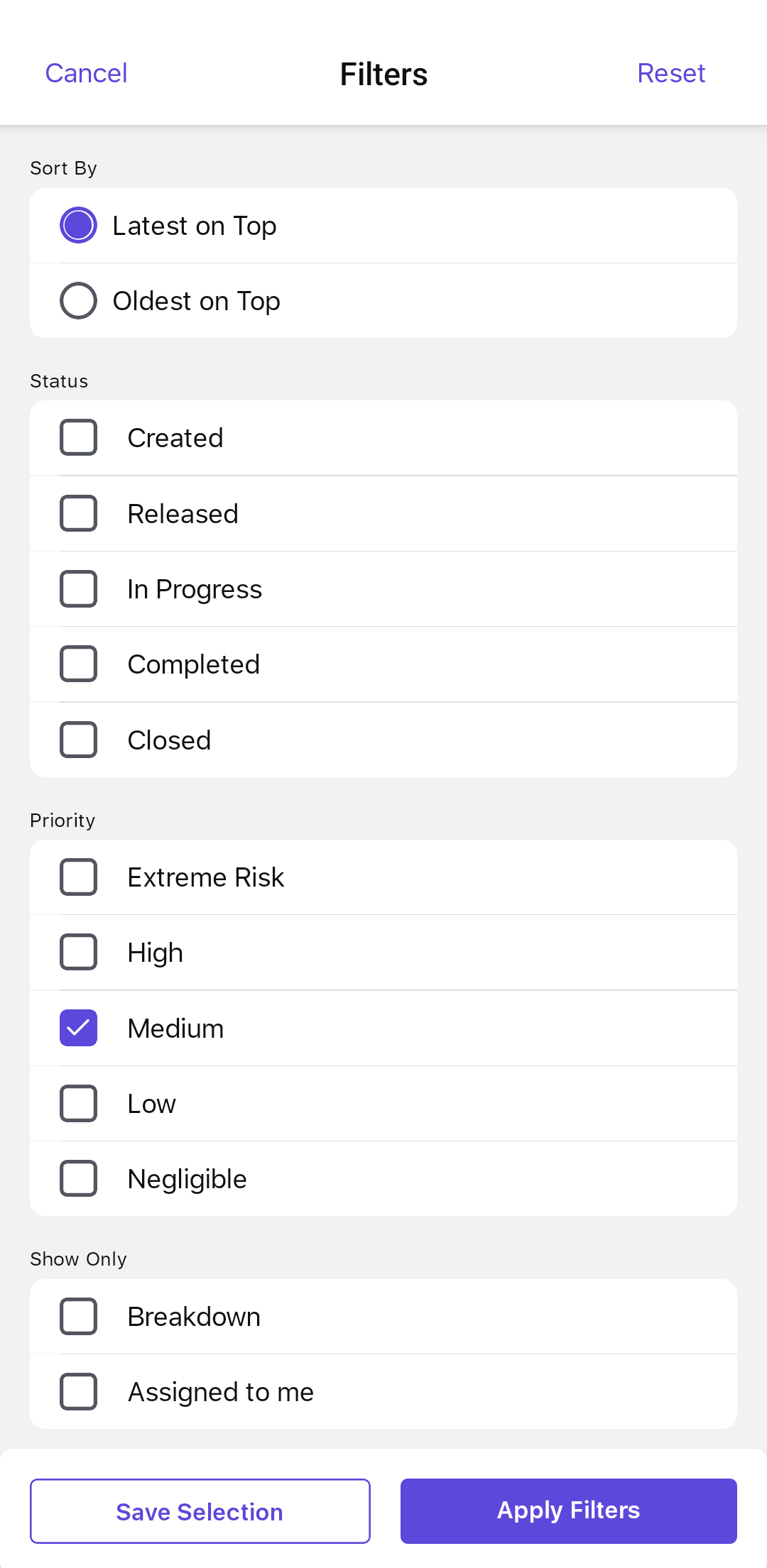 Search and Filter Records