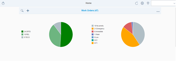 Image of application screen on UI5
