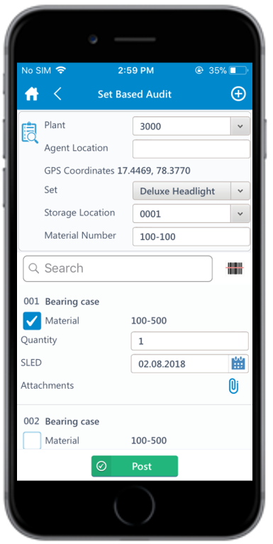 Set Based Audit Details