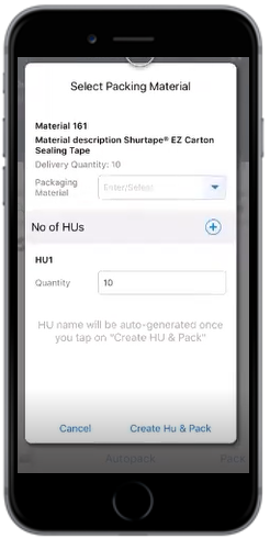 Packing Material Screen