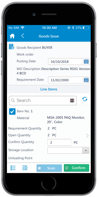 Reservation Document Details