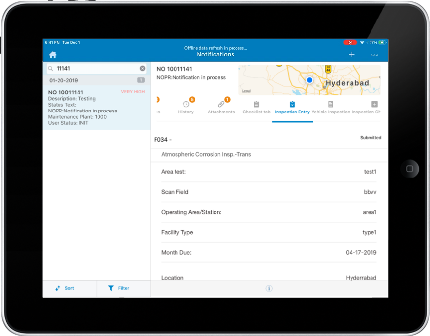 Embedded Forms Submitted Form