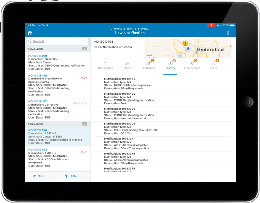 Image of Notification History