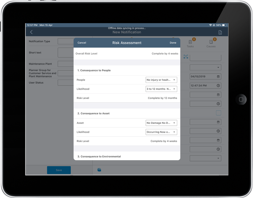 Image of risk assessment