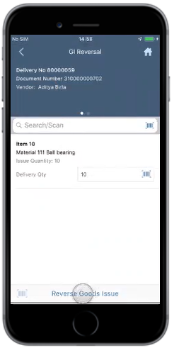Outbound Delivery Line Items