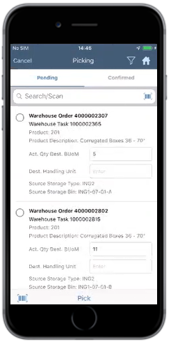 Inbound Delivery Line Items