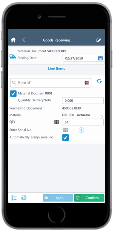 Release Blocked Stock Material Document