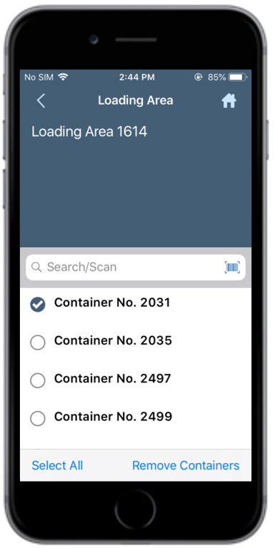 Loading Area Containers