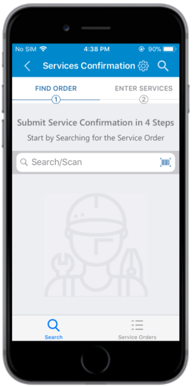Search Service Purchase Order