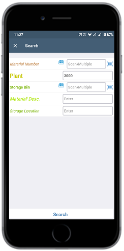 Material Document Search